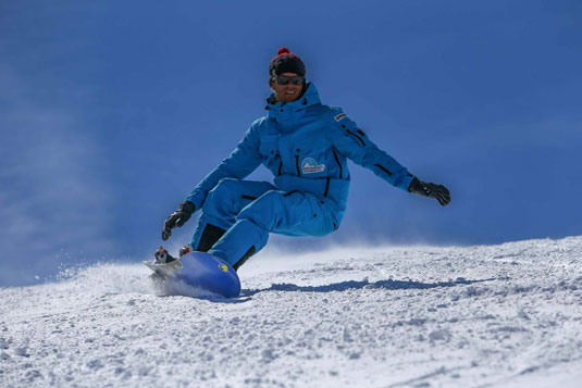 Instruktoren Training für Snowboardlehrer